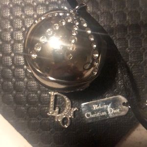 ❤️DIOR - Vintage Globe and Crystal Pendant/DIOR Parfums Christian Dior signed